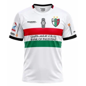 Camiseta Palestino blanca 2018 training professional